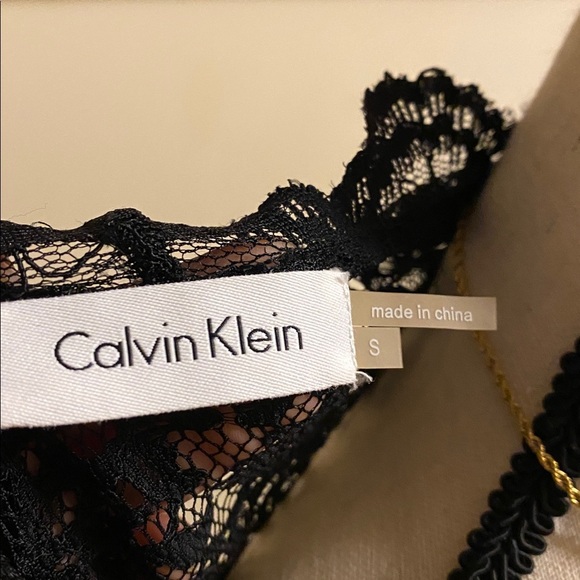 Calvin Klein Black Lace Detail, size small, mint condition - Picture 2 of 2